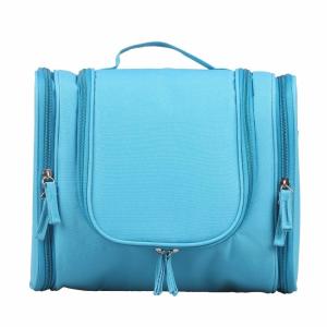 China Heavy Duty Hanging Cosmetic Bag Polyester Travel Toiletry Bag Makeup Waterproof wholesale