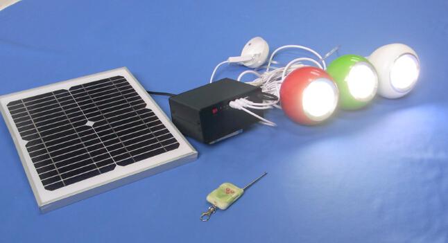 Portable Solar Power Home Lighting System /3W/6V solar power OEM/ODM