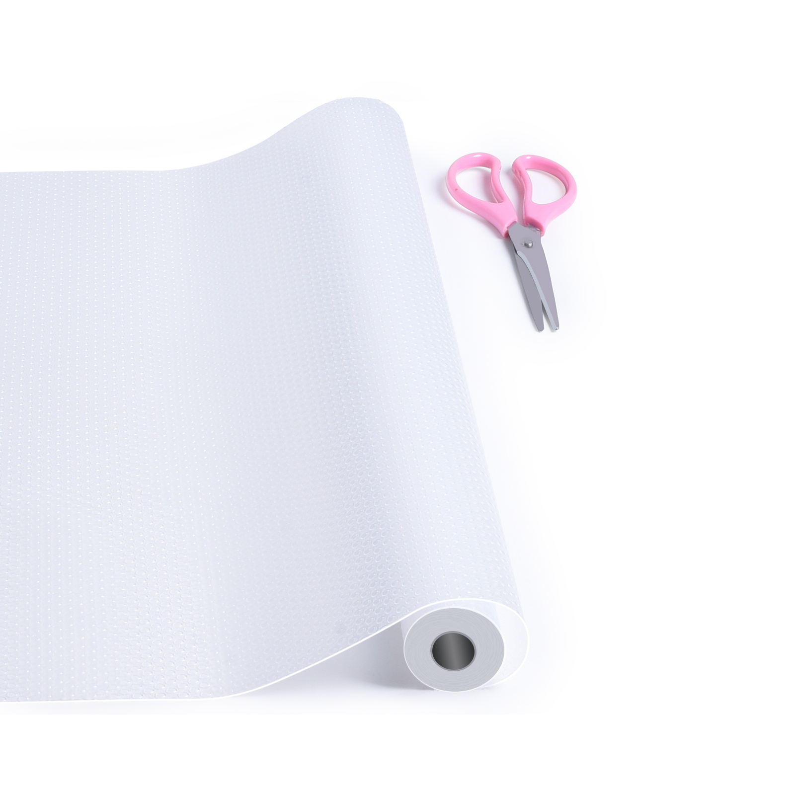 Plastic Pink Shelf Liners for Home and Kitchen Cabinets Rectangle Shape Waterproof