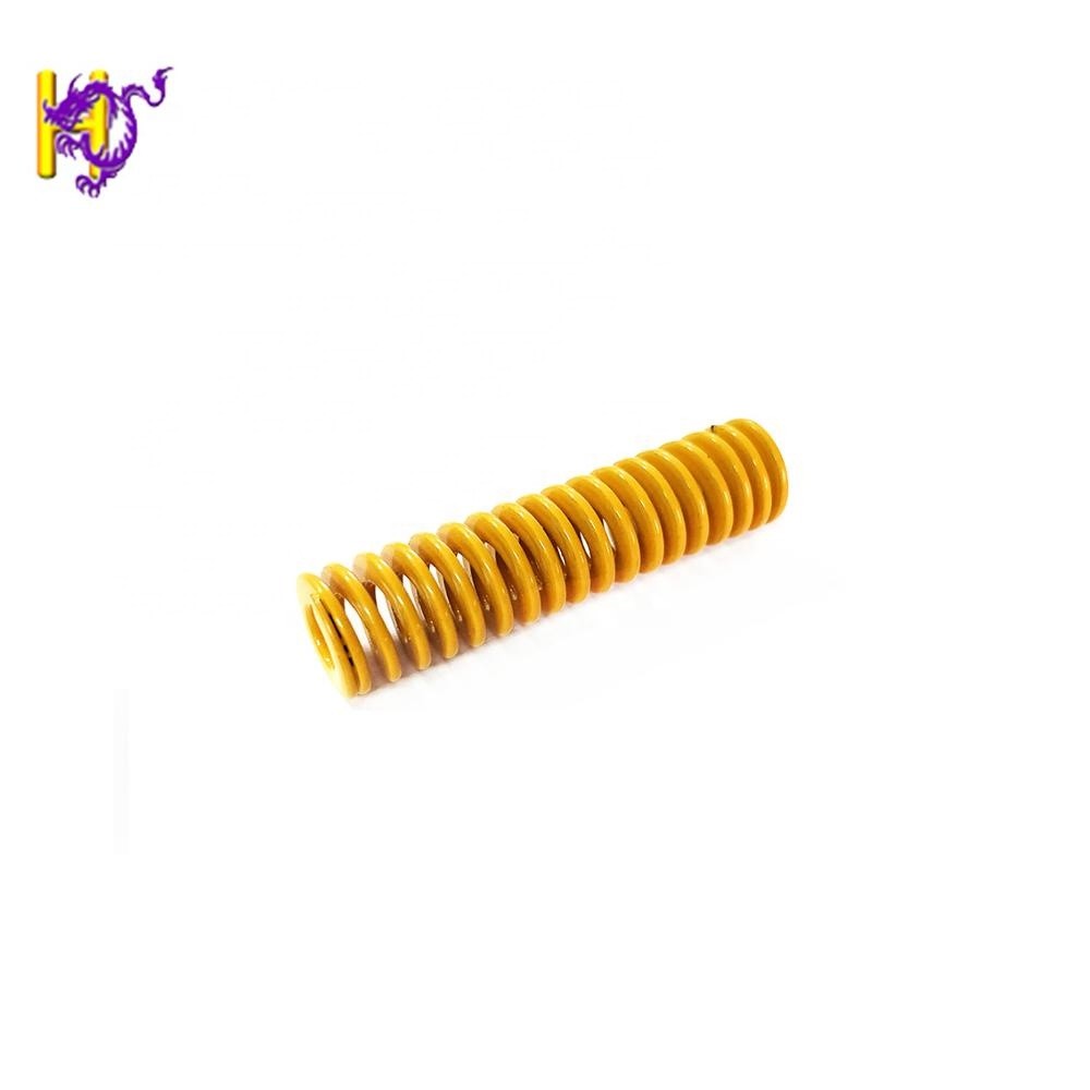 1mm Small Yellow Helical Compression Mold Die Spring Light Load SUS304