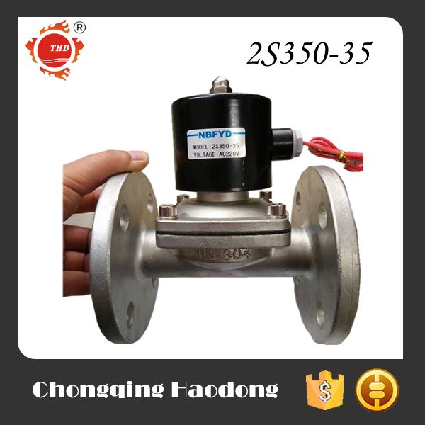 AC 220V 3/4 Inch Brass Electric Solenoid Valve For Hot Water NC
