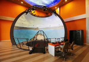 China 360 Degree Immersive Dome Projector Screen Planetarium Theater wholesale
