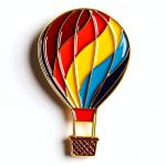 Multi Layered Hot Air Balloon Resin Fridge Magnet