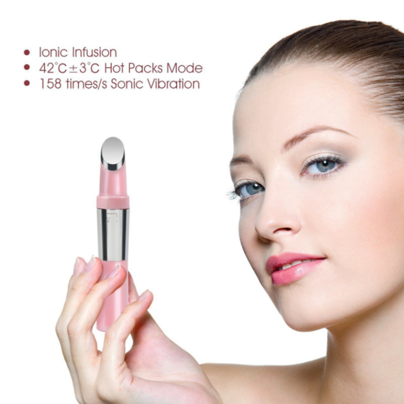 Thermal Vibrating Skin Lifting Massager Face Tightening Device Anti Wrinkle