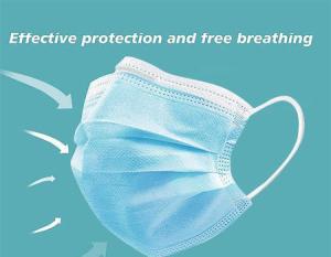 China Anti Allergic Non Woven 3ply Medical Disposable Mask wholesale