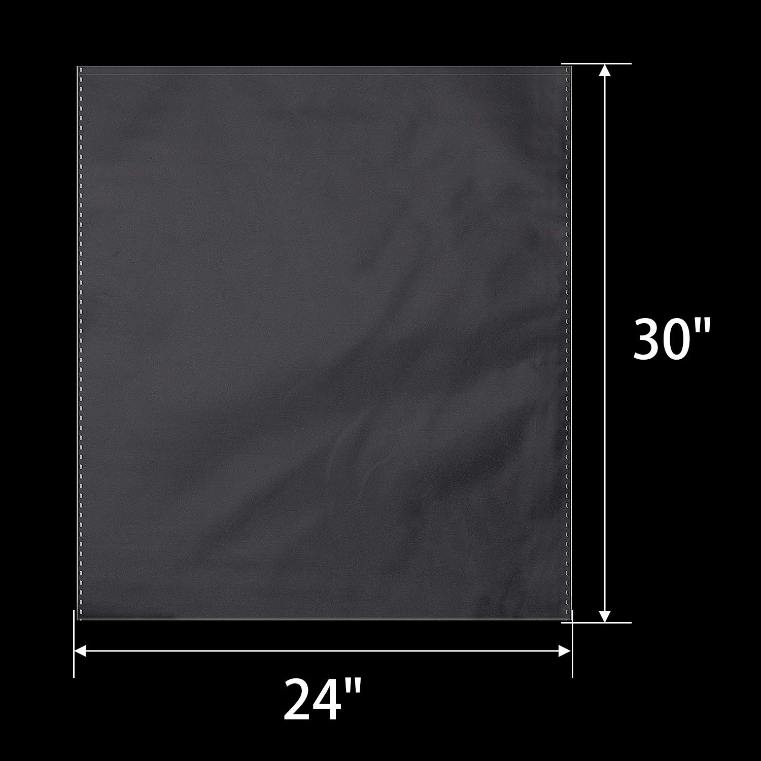 Small Clear Cellophane Gift Bags For Grocery Store / Boutique / Supermarket