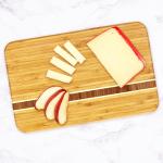 Household kitchen chopping board Clear with Patchwork