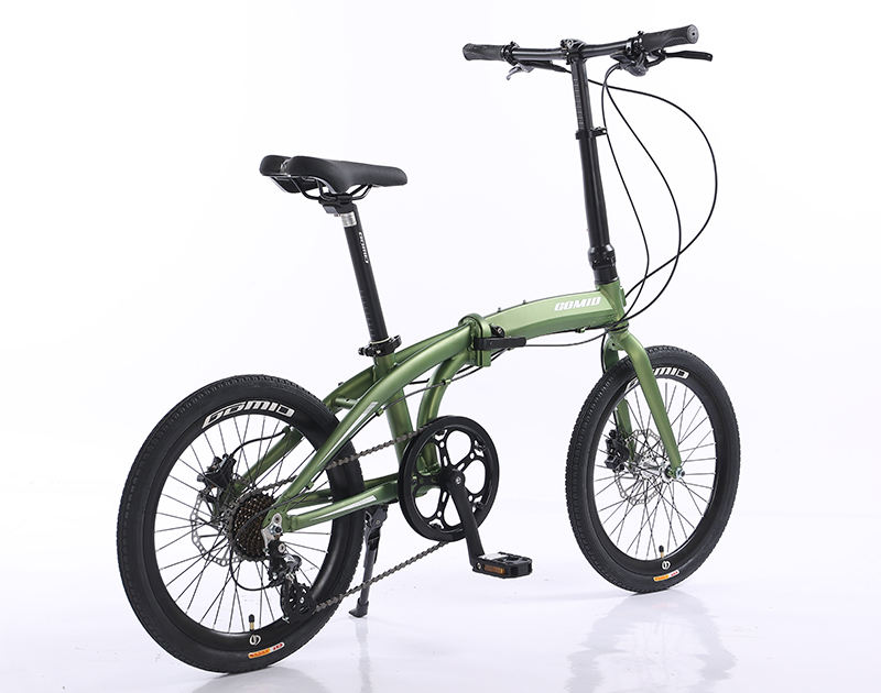 Custom Folding Bicycle SHIMANO ALTUS M310 8S RD Rear Derailleur and Hydraulic Disk Brake Bisiklet for GOMID 20 Foldable Bike