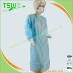 Thumb Loop High Fluid 18gsm 40gsm Disposable Nonwoven Isolation Gown