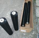 Customized Size Nylon Roller Brush Cleaning Brushes For Steel Industry