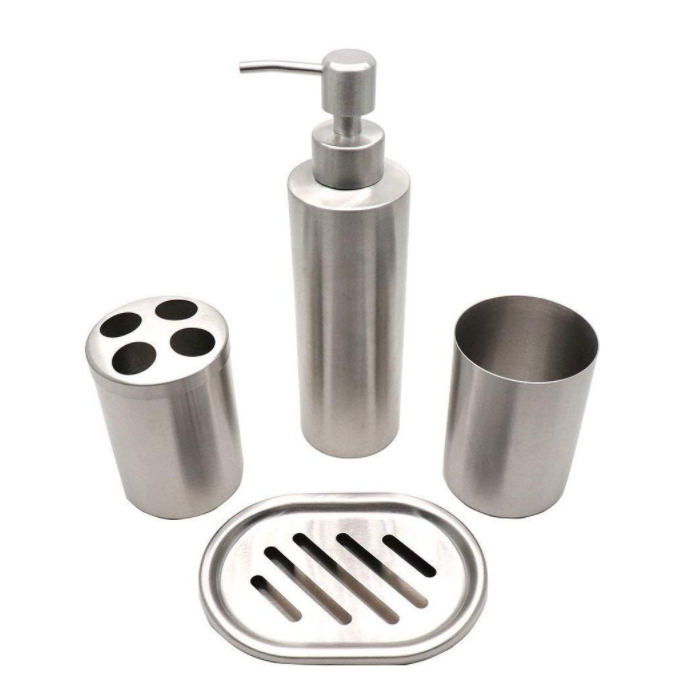Eco - Friendly Soap Toothbrush Holder Bathroom Set Dispenser Holder