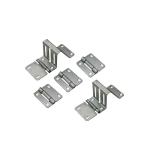 Stamping Metal Window Parts Black Powder Coated Aluminum Sheet Metal