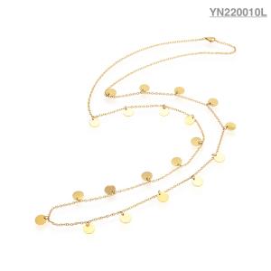 China Layered Round Shell Tassel Necklace wholesale