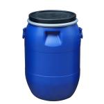 Round Plastic HDPE 100% 120l Blue Chemical Barrel Open Top