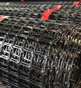 China 30KN 40KN Biaxial Tensile Geo Grid Ground Grid Fabric For Retaining Walls wholesale