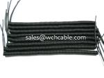 3 Cores UL Approval Spiral Cable PUR Jacketed Rated 80℃ 300V