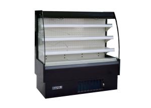 China Air Cooling MultiDeck Open Display Refrigerator Semi Vertical wholesale