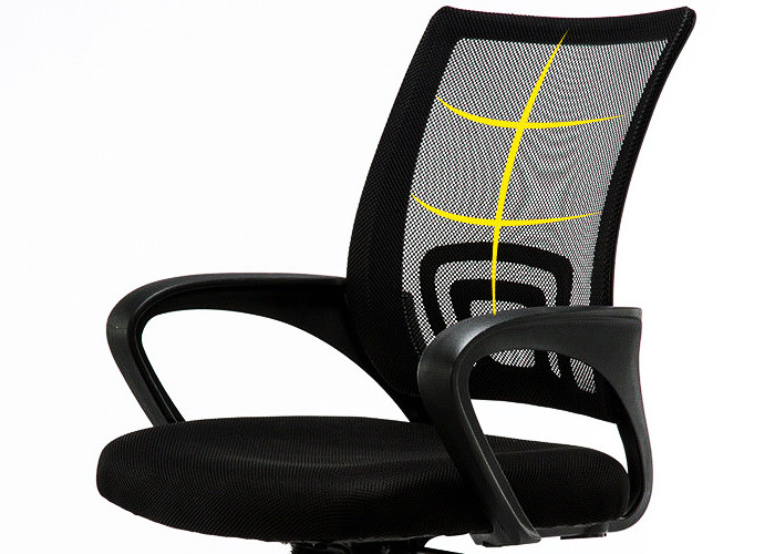 55x47x84cm Rotate Ergonomic Office Chair With Mesh Seat