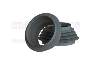 China Black Nitrile Buna N Custom Rubber Bellows Oil Resistance For Papermaking Equipment wholesale