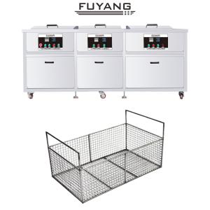 China Customized Industrial Size Ultrasonic Cleaner Equipment Multi Tank SUS304 360L wholesale