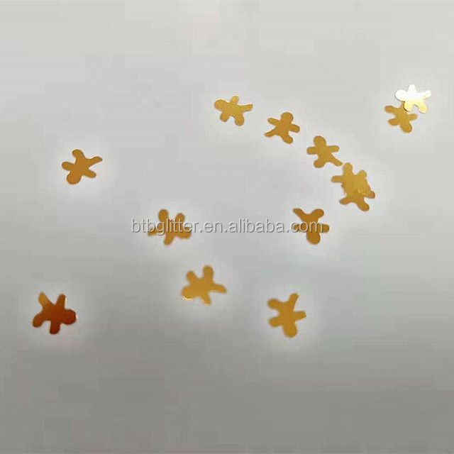 Polyester Peanut Ccanel Glitter Shape Yiwu Zy Webbing Snowman Sequin Resin Coating Nail Art Craft for Holiday Party Party