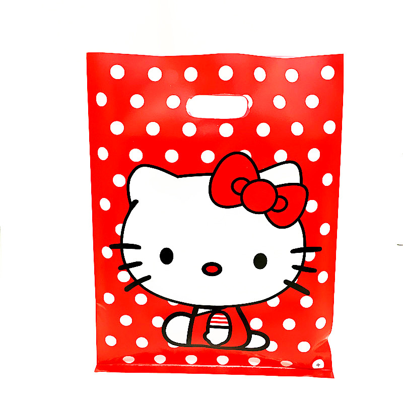 HDPE LDPE Gift Packaging Custom Die Cut Handle Bags