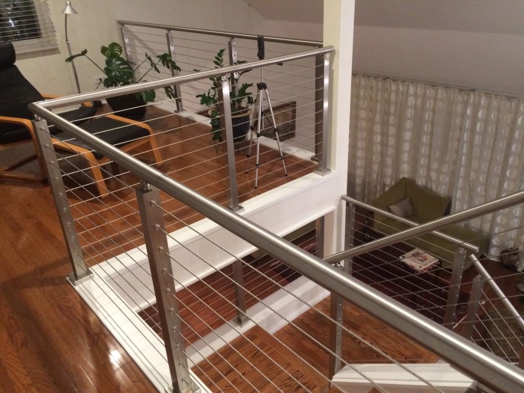 Indoor Staircase Post Glass Railing Custom Handrail Sizes With 12mm Tempered Glass