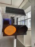 Solar Panel Radar LED Display 2000cd/m2 Battery Indication Sign