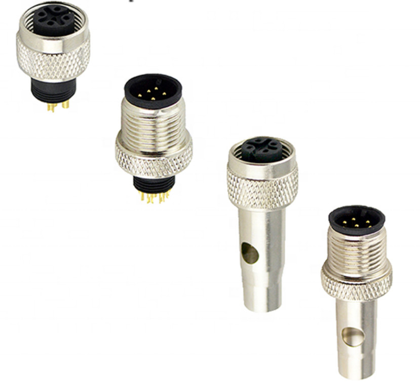DIN 6 PIN M16 waterproof connector Male Female Shielded Crimp Circular AISG Cable