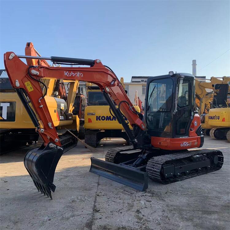 Japan Mini Crawler Kubota U55 U55-5 Uesd Excavator in Shanghai with and Kubota Engine