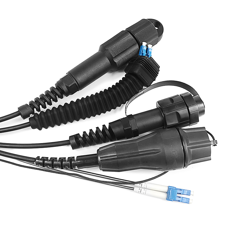 24 Core 36 Core Armoured Fiber Optic Cable , Outdoor Waterproof Pigtail Patch Cord