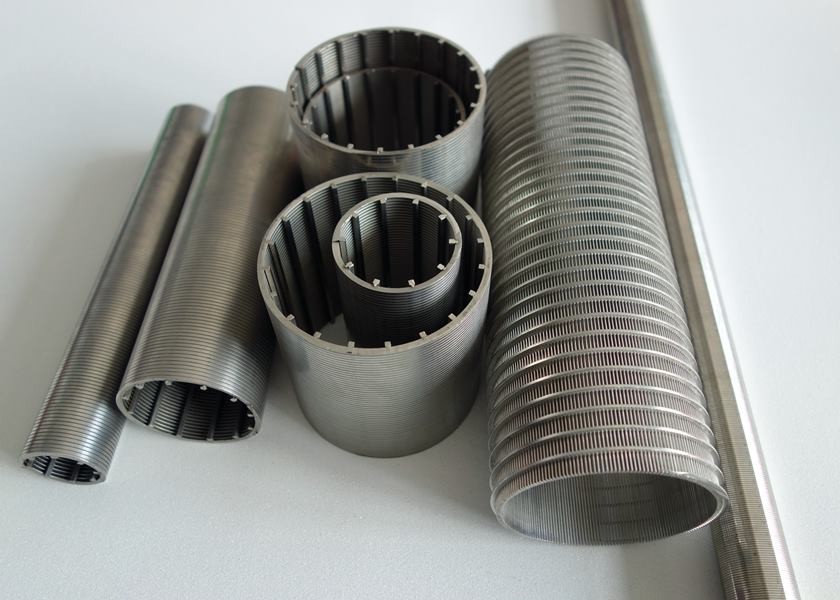 Wedge Wire Screen Tube / Dewatering Well Screen / Johnson Screen Pipe / Stainless Steel Slot Screens / V Wire Screens