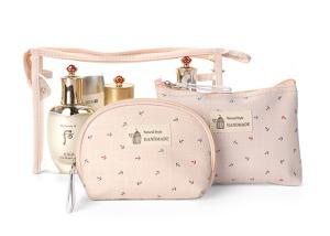 China Wholesale Luxury Transparent Clear PVC Makeup Pouch Toiletry Cosmetic Make Up Bag Set wholesale