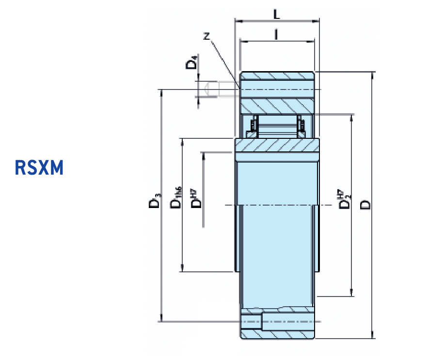 RSXM Backstop One Way Sprag Clutch Bearing