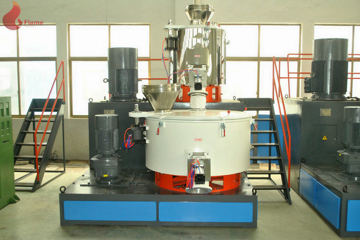 Rubber Food stuff Vertical industrial mixing machines Hot & Cooling Mixers Combination