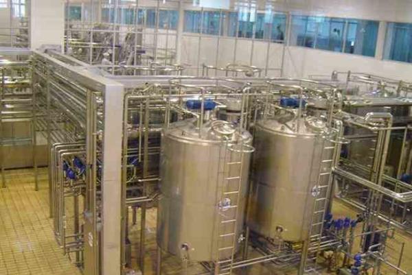 Dairy Products Multi Effect Evaporator , Food Industry Long Tube Vertical
