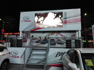 China P10 SMD 3535 Commercial Truck Mounted LED Display with Wide Viewing Angle wholesale