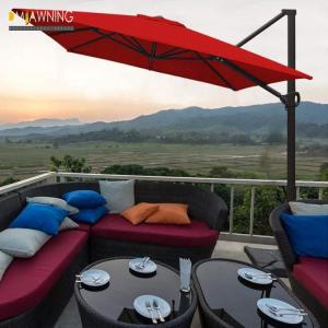 China Awning Polyester Fabric Outdoor Patio Umbrella Waterproof Sun Shade For Patio wholesale