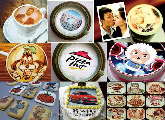 Food Beverage Shops Benefit from Multi Function Coffee Printer 3D Edible Food Printer