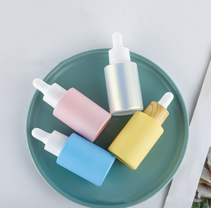30ml 40ml Glass Cosmetic Containers Essential Oil Dropper
