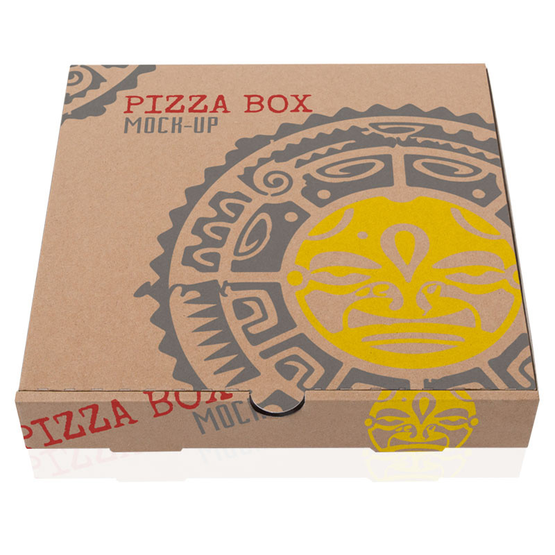 Motorcycle Custom Printing Cheap Logo UniqUe Take AwAy Personalized Pizza Corrugated Shipping Boxes
