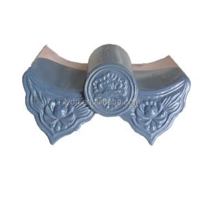 China Chinese traditional style grey glazed roofing tiles wholesale