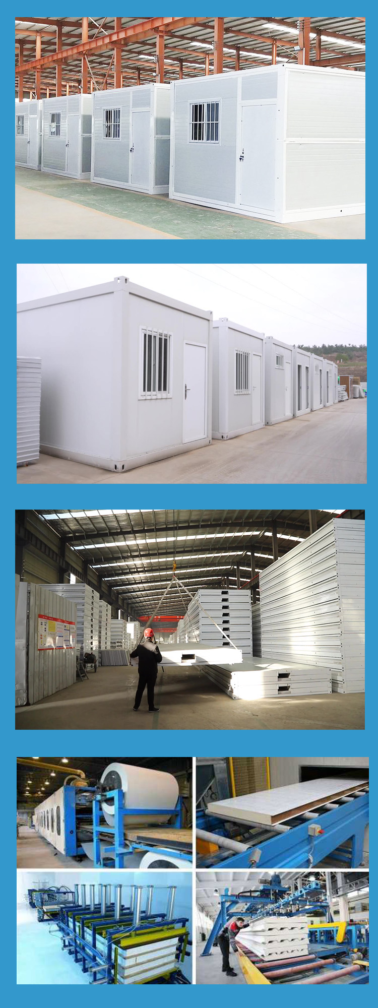 40ft Sandwich Panel Modular Expandable Homes Mobile Living Container House