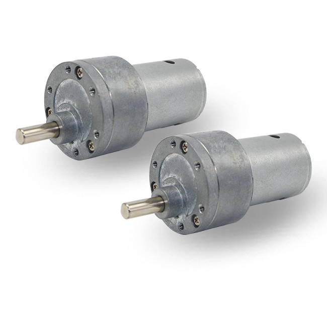 Customized DC Gear Motor 12v 37mm Offset Shaft Gearbox OEM / ODM Available