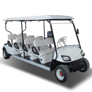 China 8 Seater Golf Hunting Cart 30 KM/H Battery Operated Electric Golf Buggy Logo Printing Customized wholesale
