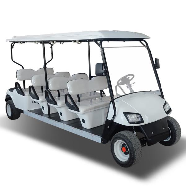 8 Seater Golf Hunting Cart 30 KM/H Battery Operated Electric Golf Buggy Logo