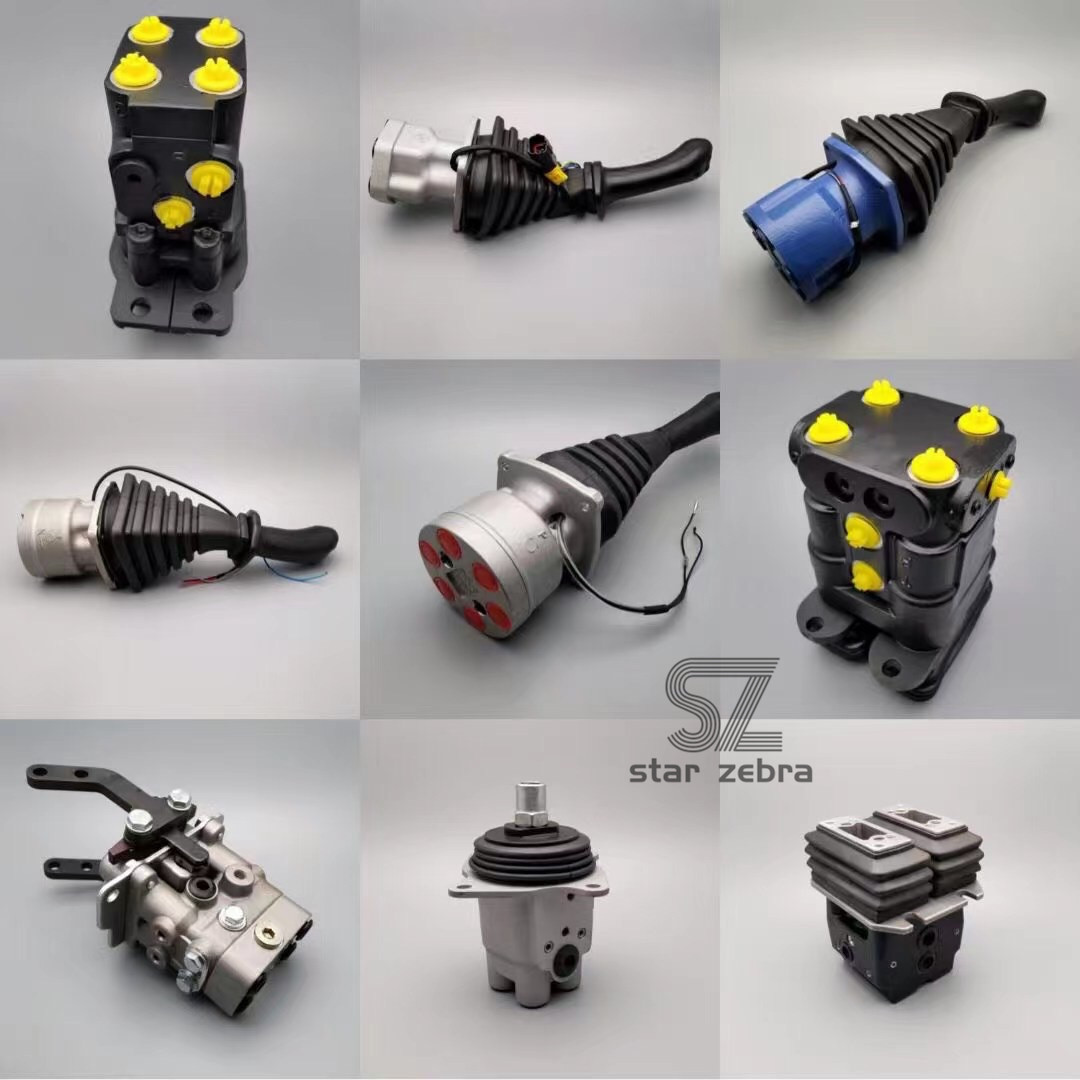PC200-7 PC200-8 Excavator Joystick Handles Steel Rubber Material