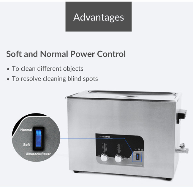 GT SONIC Ultrasonic Cleaner with Heater Timer and Basket for Lab Tools Auto Parts Engine Parts