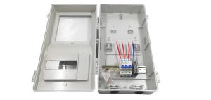 China Polycarbonate H150.5mm 3 Phase Meter Cabinet Household Electrical Devices wholesale