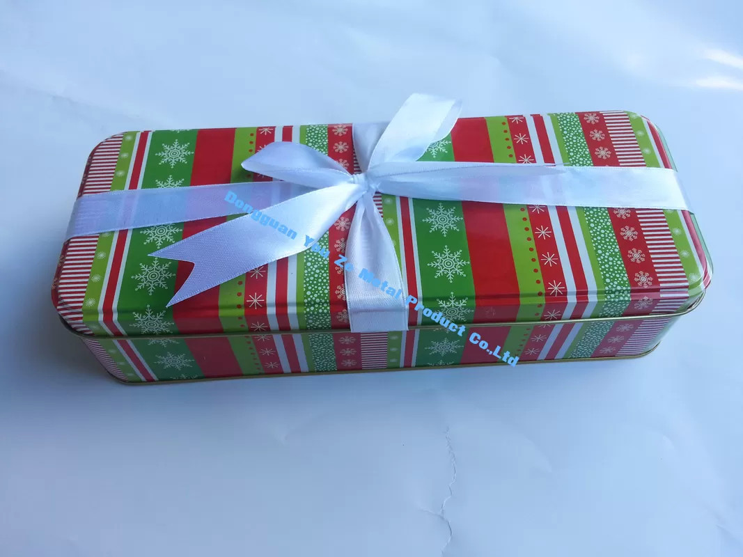 Christmas Gift Tins Wholesale Tin Containers Metal Tin Box with Lid